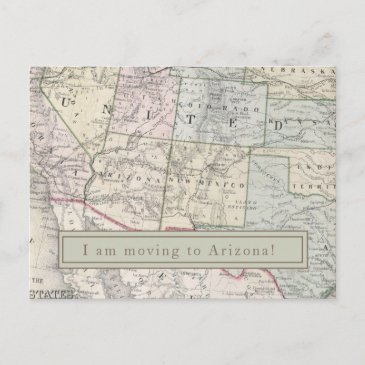 I am moving to.. Custom City Vintage USA Map