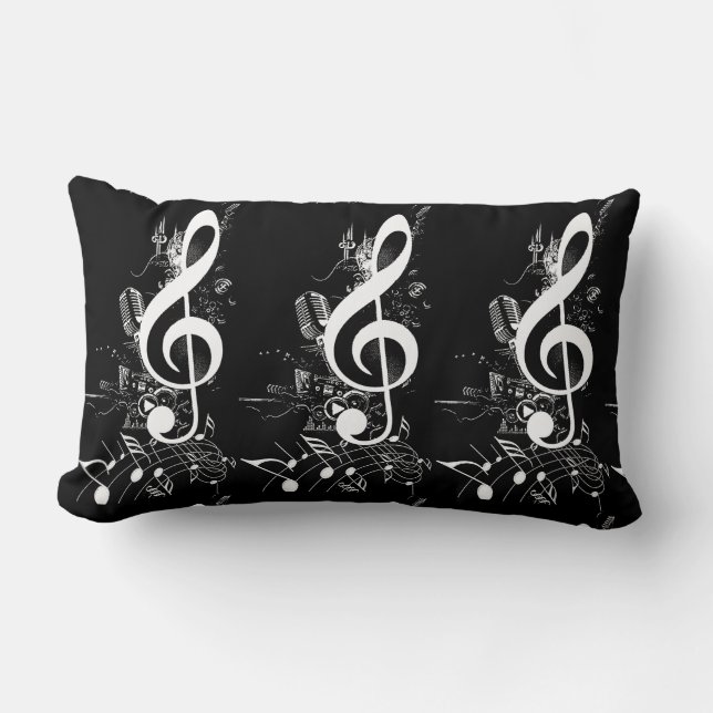 I am music_ lumbar pillow (Front)