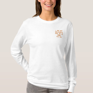 I AM MY BELOVED'S AND HE IS MINE!Sos 6:3 Embroidered Long Sleeve T-Shirt