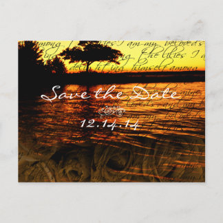 I Am My Beloved's and My Beloved is Mine Announcement Postcard