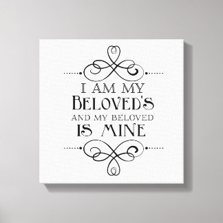 I Am My Beloved's and My Beloved is Mine Canvas Print