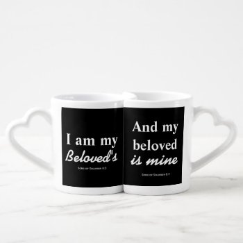 I Am My Beloved's And My Beloved Is Mine Coffee Mug Set by OnceForAll at Zazzle