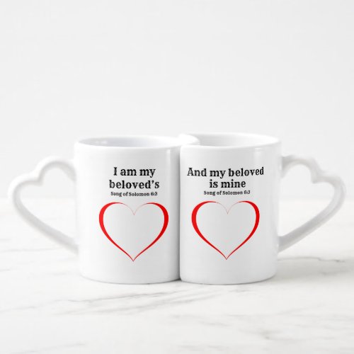 I am my beloveds Lovers Mugs