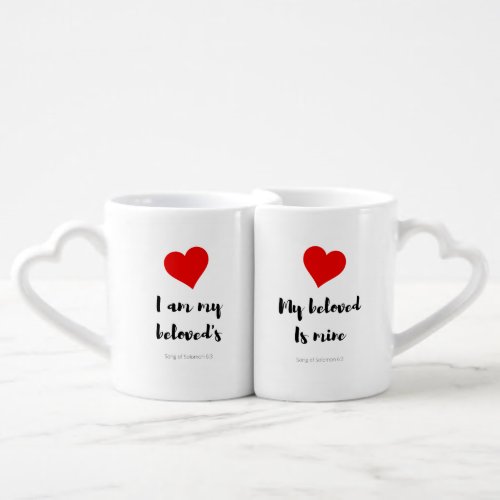 I am my beloveds lovers mugs