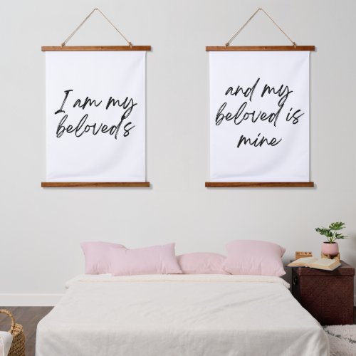 I Am My Beloveds Pair of Wall Art