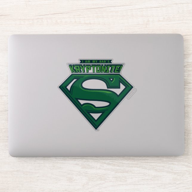 I Am My Dad's Kryptonite Sticker (Computer)