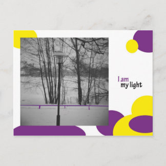 I am my light postcard