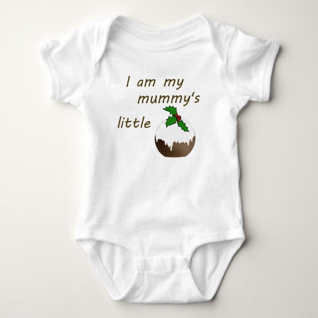 "I am my mommy's"  Baby Bodysuit (Front)