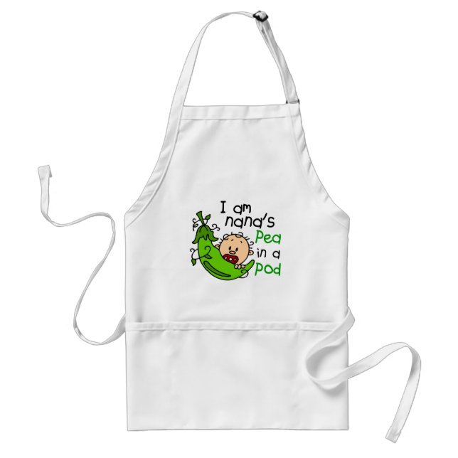I Am Nana's Pea In A Pod 1 Adult Apron (Front)