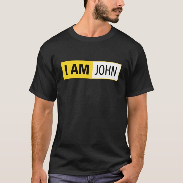 I AM NIKON SERIES T-SHIRTS WITH YOUR NAME (Front)