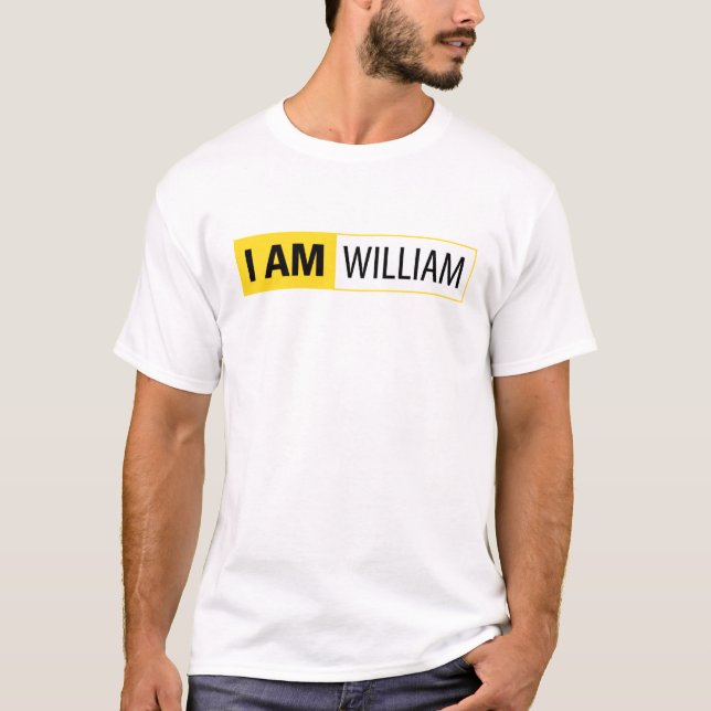 I AM NIKON SERIES T-SHIRTS WITH YOUR NAME (Front)