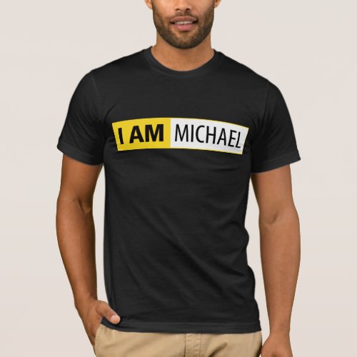 I AM NIKON SERIES T_SHIRTS WITH YOUR NAME