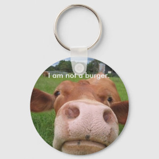 I am not a burger. keychain