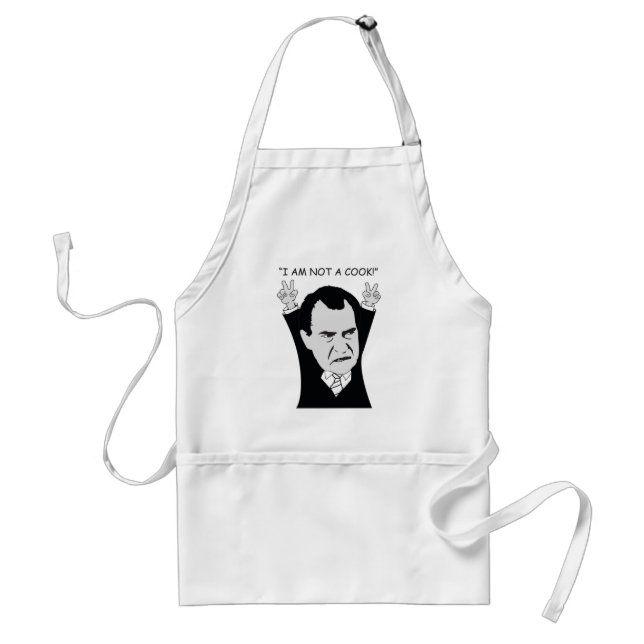 I Am Not A Cook! Adult Apron (Front)