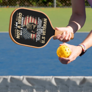 I Am Not A Hero Not A Legend I Am One Percent A US Pickleball Paddle
