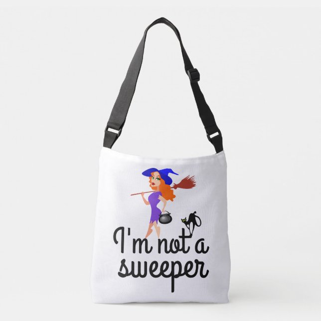 I am not a sweeper - I am... customizable Crossbody Bag (Front)