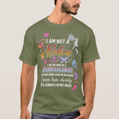 I Am Not A Widow i am the wife of a Guardian T_Shirt