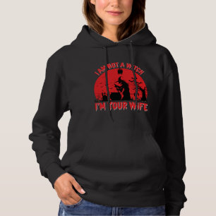 I Am Not A Witch, I'm Your Wife, Halloween  Hoodie