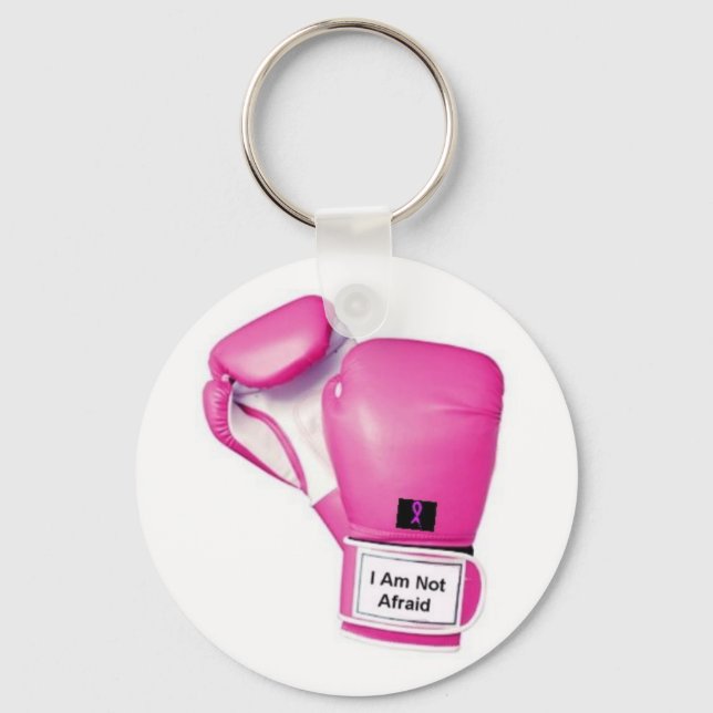 I Am Not Afraid Gloves Keychain (Front)