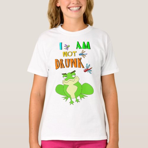 I Am Not Drunk Frogs October Dragonfly Oktoberfest T_Shirt