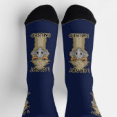 I Am Not Emused Funny Emu Pun Socks (Top)