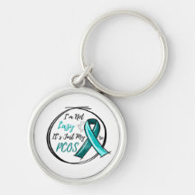 I Am Not Lazy It's Just My PCOS Teal Ribbon 2