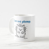 I am not plump, I'm fluffy Coffee Mug (Front Left)