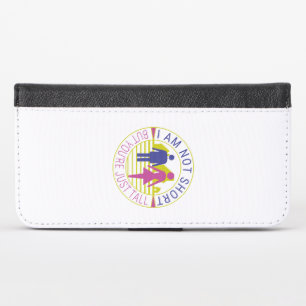 I am not short but you're just tall iPhone x wallet case