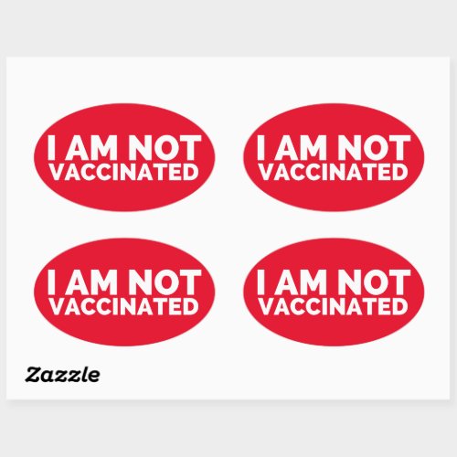 I Am Not Vaccinated Labels