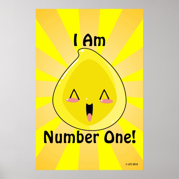 I Am Number One Chibi Potty Poster