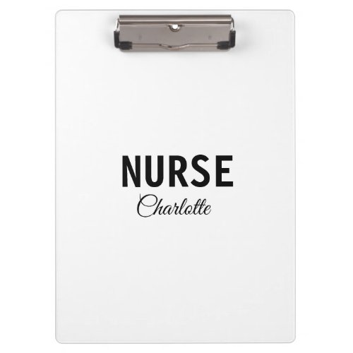 I am nurse medical expert add your name text simpl clipboard