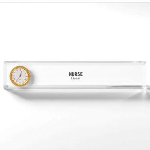 I am nurse medical expert add your name text simpl desk name plate