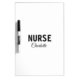 I am nurse medical expert add your name text simpl dry erase board