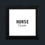 I am nurse medical expert add your name text simpl gift box<br><div class="desc">Profession simple templates for your profession</div>