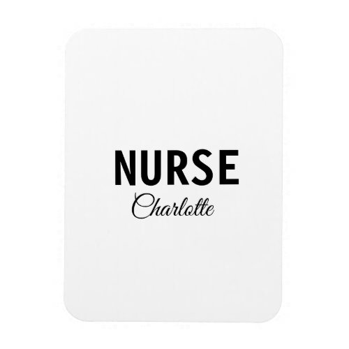 I am nurse medical expert add your name text simpl magnet