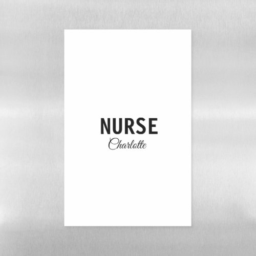 I am nurse medical expert add your name text simpl magnetic dry erase sheet