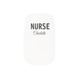 I am nurse medical expert add your name text simpl minx nail art