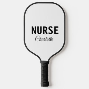 I am nurse medical expert add your name text simpl pickleball paddle