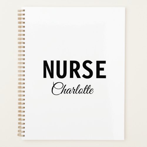 I am nurse medical expert add your name text simpl planner