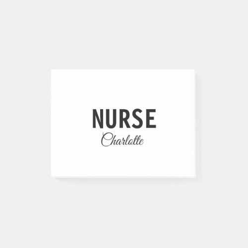 I am nurse medical expert add your name text simpl post_it notes