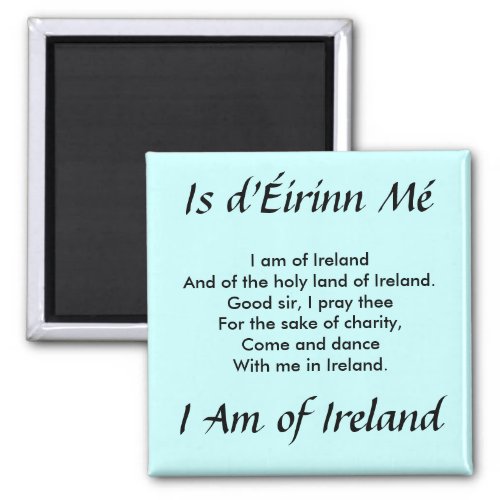I Am of Ireland Magnet