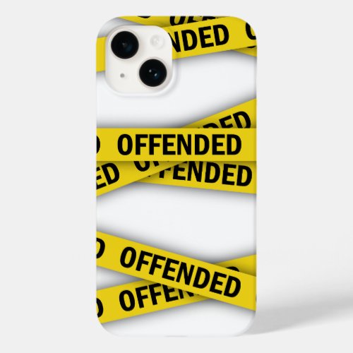 I am offended police tape do not cross Case_Mate iPhone 14 case