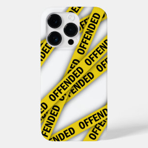 I am offended police tape do not cross Case-Mate iPhone 14 pro case
