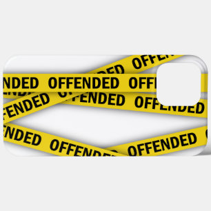I am offended police tape do not cross iPhone 13 pro max case