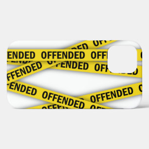 I am offended police tape do not cross iPhone 12 pro case