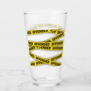 I am offended police tape do not cross glass