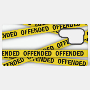 I am offended police tape do not cross samsung galaxy s22 ultra case