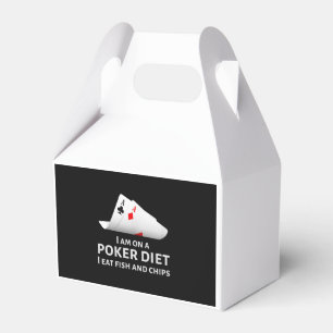 I Am On A Poker Diet I Eat Fish And Chips Favor Boxes