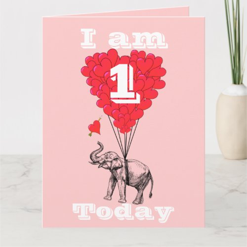 I am one today card