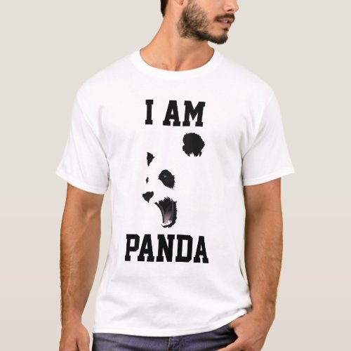I AM PANDA T_Shirt
